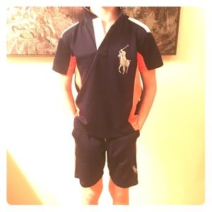 Boys Polo Top and shorts